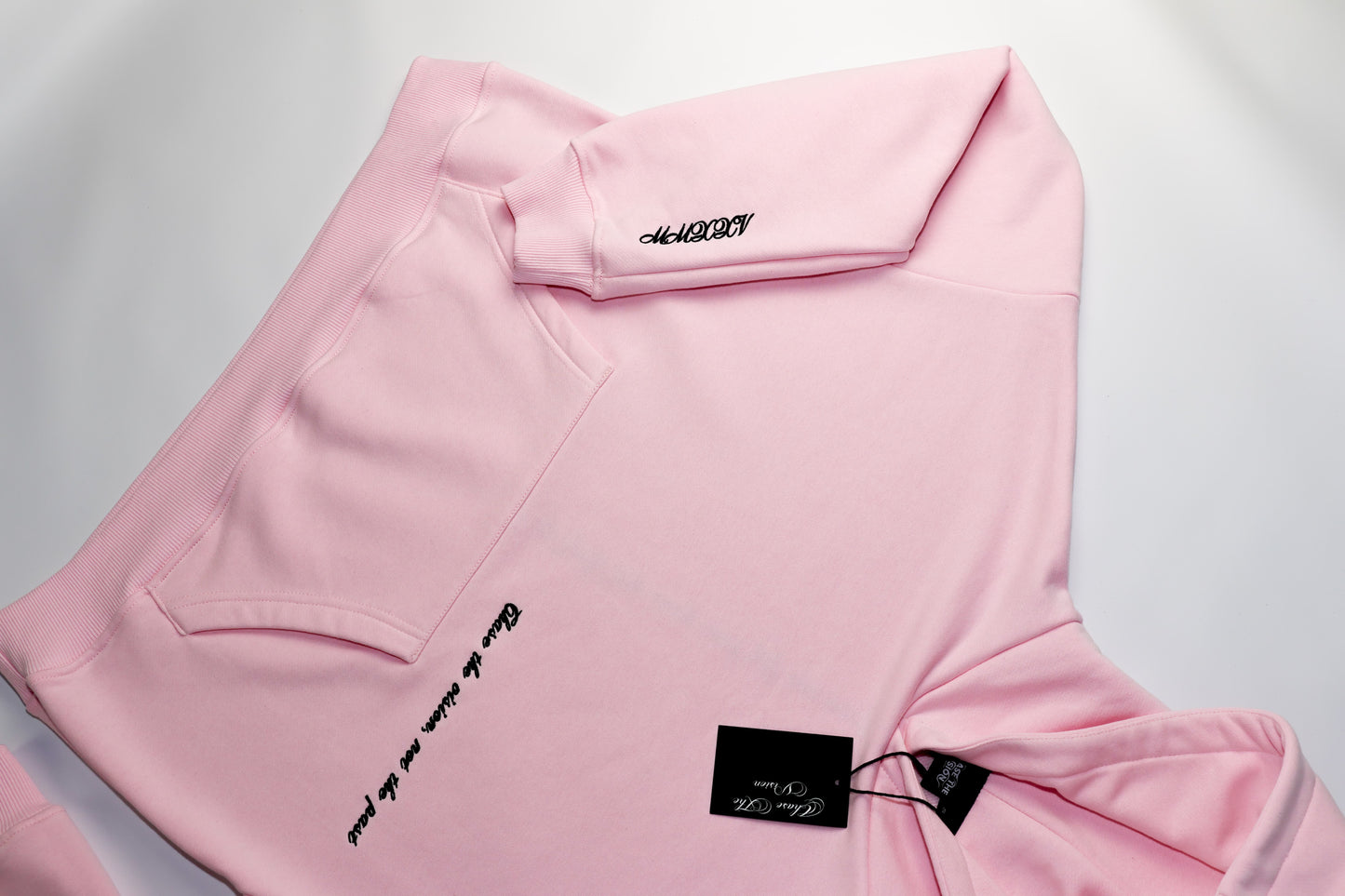 SENTENCE PINK HOODIE