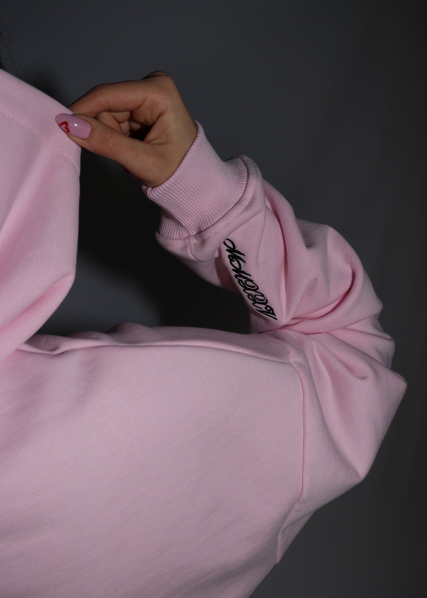 SENTENCE PINK HOODIE