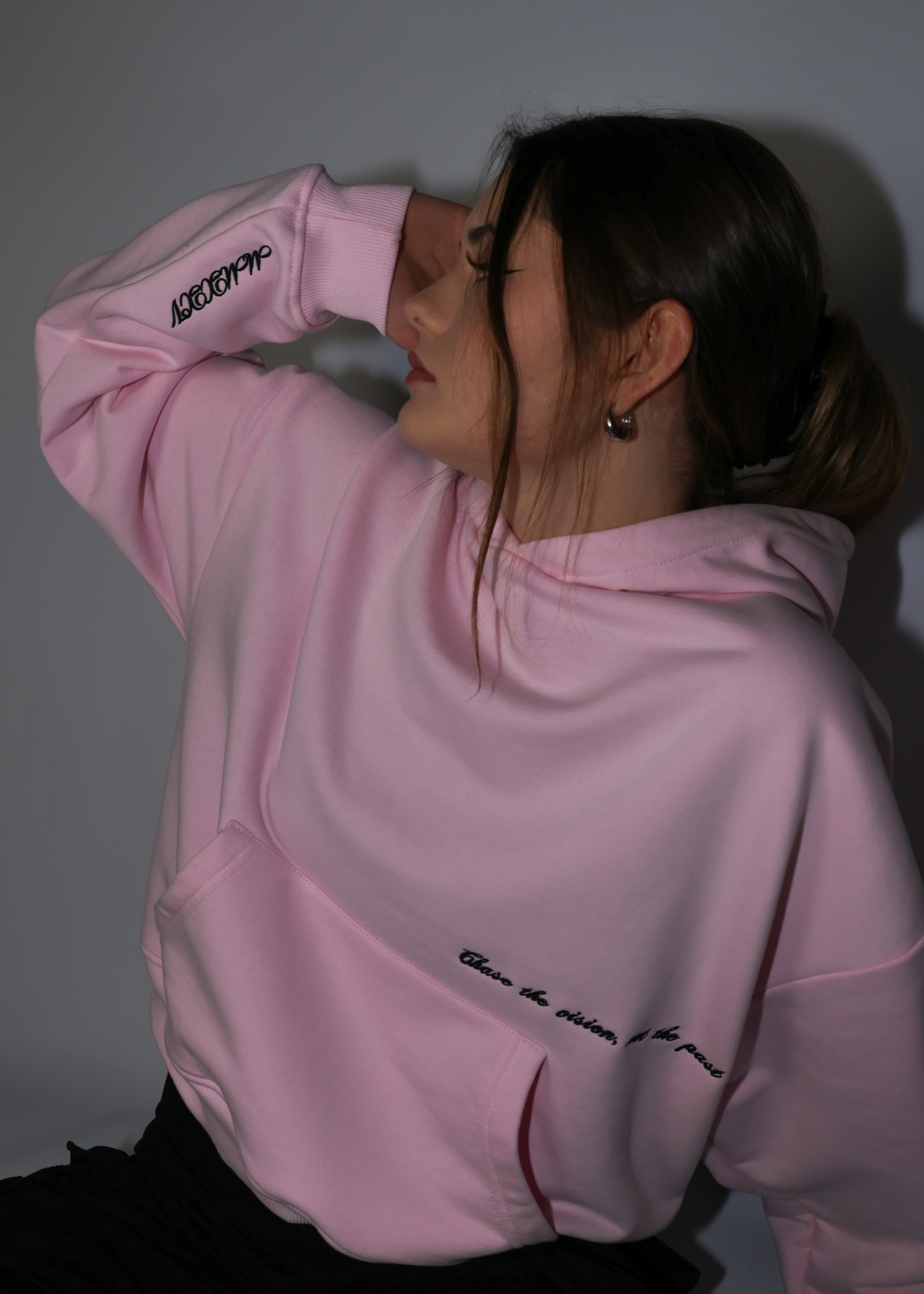 SENTENCE PINK HOODIE